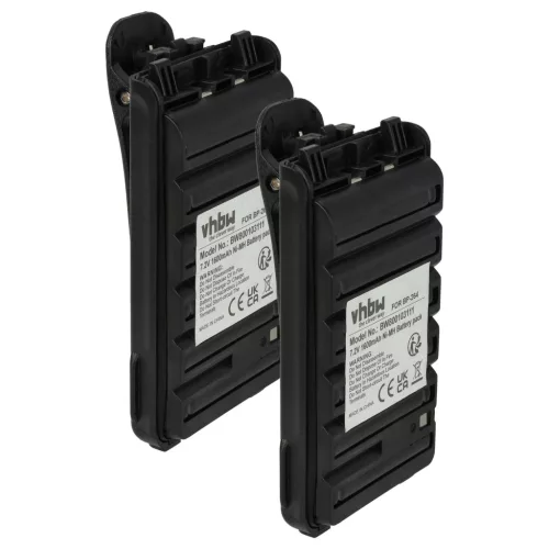 VHBW Radio Battery Icom BP-264 - 1600 mAh 7.2 V NiMH