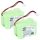 VHBW Rádió Akkumulátor BP-82, BP-85, BP-84, BP-83 - 600 mAh 7,2 V NiMH