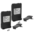 VHBW Radio Battery BP-227, BP227, BJ-193, BJ-265, BP-220 - 1800 mAh 7.4 V Li-Ion
