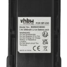 VHBW Radio Battery Icom BJ-2000, BP-232, BP-231, BP-231N, BP-230, BP-230N - 2500 mAh 7.4 V Li-Ion