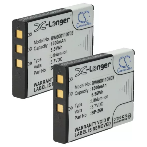 VHBW Radio Akku Icom BP-266 - 1500 mAh 3,7 V Li-Ion