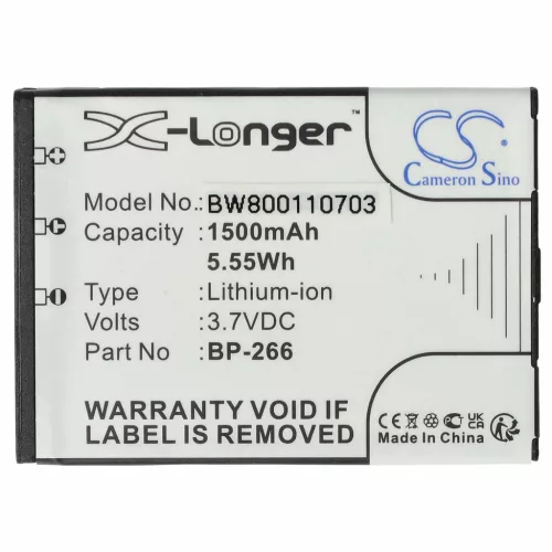 VHBW Radio Akku Icom BP-266 - 1500 mAh 3,7 V Li-Ion