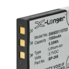 VHBW Radio Akku Icom BP-266 - 1500 mAh 3,7 V Li-Ion