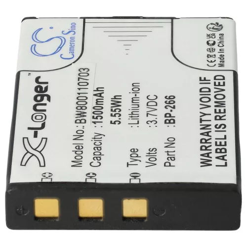 VHBW Radio Akku Icom BP-266 - 1500 mAh 3,7 V Li-Ion