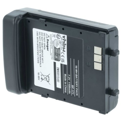 VHBW Rádió Akkumulátor BP-173, BP-180H, BP-180 - 1100 mAh 7,2 V NiMH