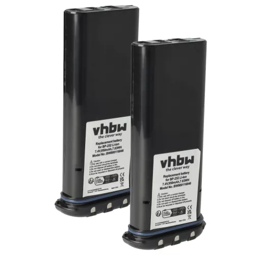 VHBW Radio Battery BP-252 - 950 mAh 7.4 V Li-Ion
