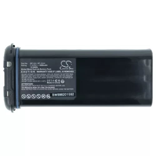VHBW Radio Battery Icom BP-224, BP-224H - 1800 mAh 7.2 V NiMH