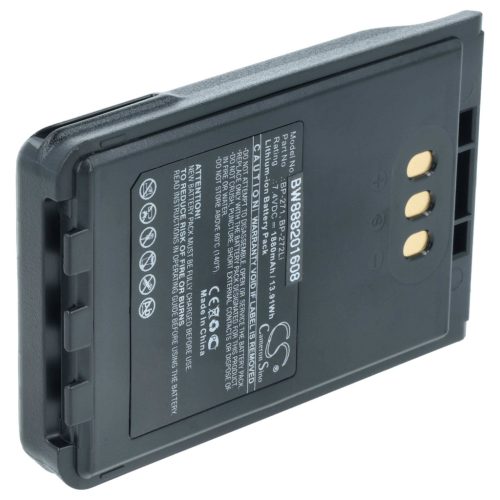 VHBW Radio Akku Icom BP-271, BP-272Li - 1880 mAh 7,4 V Li-Ion