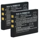 VHBW Radio Battery Icom BP-244 - 1050 mAh 3.7 V Li-Ion