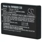 VHBW Radio Akku Icom BP-244 - 1050 mAh 3,7 V Li-Ion