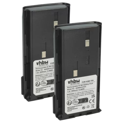 VHBW Radio Akku Bidatong BD-15-L - 1800 mAh 7,2 V NiMH