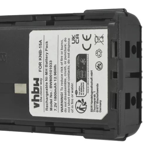 VHBW Radio Akku Bidatong BD-15-L - 1800 mAh 7,2 V NiMH