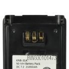 VHBW Rádió Akkumulátor KNB-41NC, KNB-32N, KNB-31A, KNB-33L - 2100 mAh 7,2 V NiMH