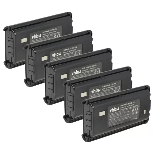 VHBW Radio Akku KNB-45, KNB-45L, KNB-45Li - 2000 mAh 7,4 V Li-Ion