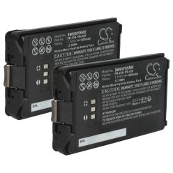   VHBW Rádió Akkumulátor PB-43N, PB-43 - 1800 mAh 7,2 V NiMH