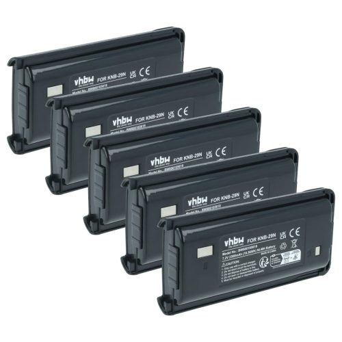 VHBW Rádió Akkumulátor KNB-29A, KNB-29, BPKNB45LI, BPKNB29MHXT-1, BPKNB29MH - 2300 mAh 7,2 V NiMH