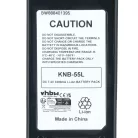 VHBW Radio Battery KNB-57L, KNB-78L, KNB-55L, KNB-56N, KNB-24L, KNB-35L - 3300 mAh 7.4 V Li-Ion