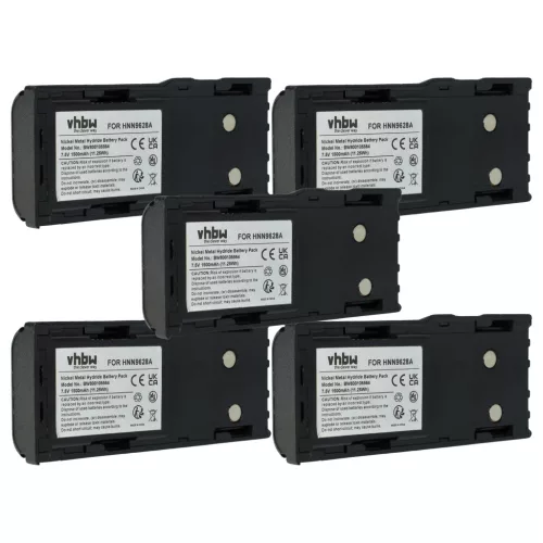 VHBW Rádió Akkumulátor HNN8133C, HNN9628A, HNN8308A, HNN9628 - 1500 mAh 7,5 V NiMH