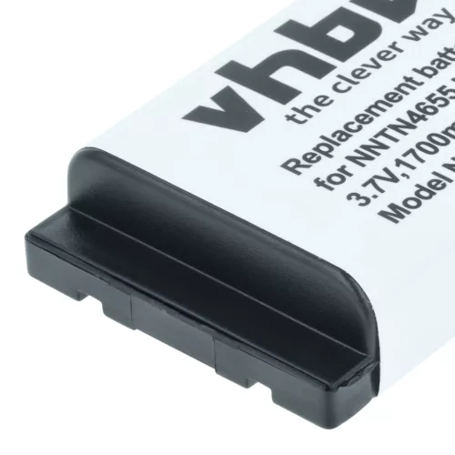 VHBW Radio Akku NNTN6922A, NNTN4655, SNN5705C, NNTN6923A - 1700 mAh 3,7 V Li-Ion