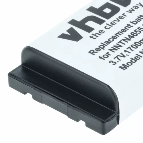 VHBW Radio Akku NNTN6922A, NNTN4655, SNN5705C, NNTN6923A - 1700 mAh 3,7 V Li-Ion