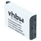 VHBW Radio Akku NNTN6922A, NNTN4655, SNN5705C, NNTN6923A - 1700 mAh 3,7 V Li-Ion