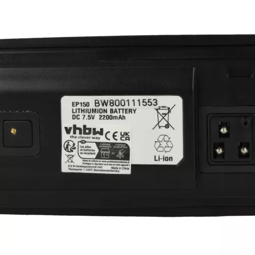 VHBW Radio Battery 6080384X65, RLN6305, PMNN6035, RLN6305B - 2200 mAh 7.5 V Li-Ion