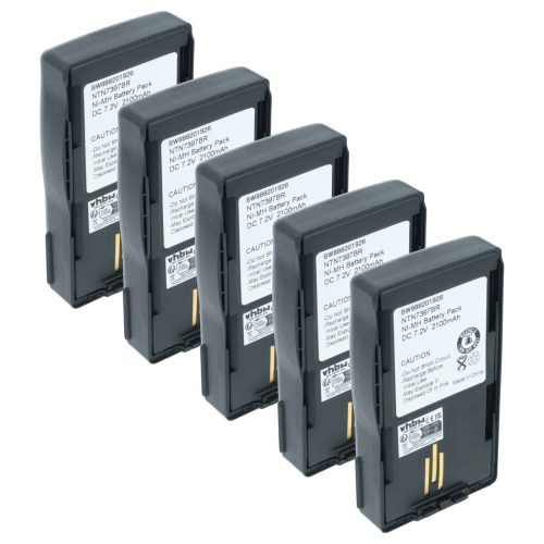 VHBW Rádió Akkumulátor NTN7394, NTN7394AR, NTN7394A, NTN7394B, NTN7394AS - 2100 mAh 7,2 V NiMH