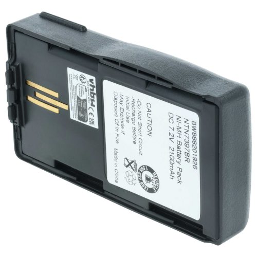 VHBW Rádió Akkumulátor NTN7394, NTN7394AR, NTN7394A, NTN7394B, NTN7394AS - 2100 mAh 7,2 V NiMH