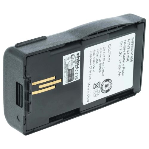 VHBW Rádió Akkumulátor NTN7394, NTN7394AR, NTN7394A, NTN7394B, NTN7394AS - 2100 mAh 7,2 V NiMH