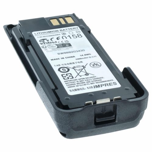 VHBW Rádió Akkumulátor NNTN8359A, NNTN8359, NNTN8359C - 2000 mAh 7,4 V Li-Ion
