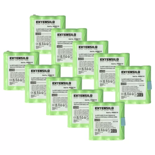 VHBW Radio Battery KEBT072A, BATT4R, BATT-4R, KEBT-072-A - 800 mAh 4.8 V NiMH