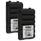 VHBW Radio Akku FNB-64H, FNB-57, FNB-64, FNB-83, AAJ66X001 - 1600 mAh 7,2 V NiMH