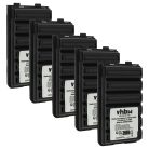 VHBW Radio Battery FNB-64H, FNB-57, FNB-64, FNB-83, AAJ66X001 - 1600 mAh 7.2 V NiMH