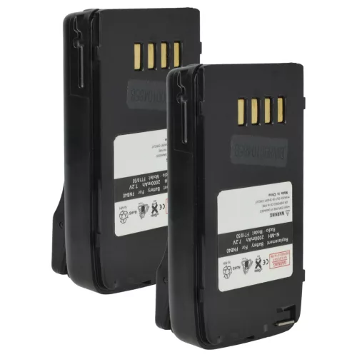 VHBW Radio Battery FNB-V47IS, FNB-V49, FNB-47H, FNB-47, FNB-V47 - 2000 mAh 7.2 V NiMH