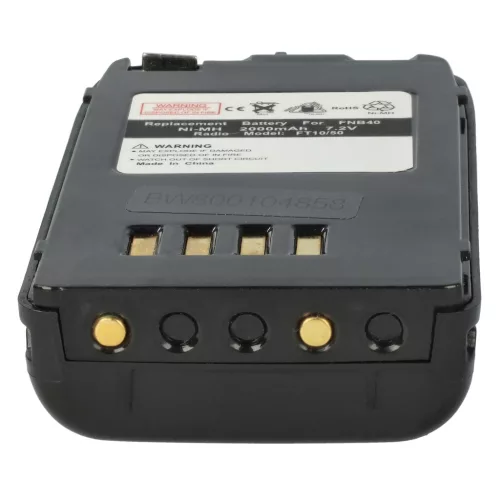 VHBW Radio Battery FNB-V47IS, FNB-V49, FNB-47H, FNB-47, FNB-V47 - 2000 mAh 7.2 V NiMH