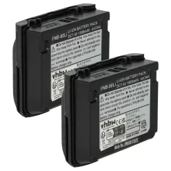   VHBW Radio Battery FNB-V80li, FNB-80Li - 1500 mAh 7.4 V Li-Ion