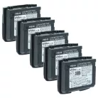 VHBW Radio Battery FNB-58, FNB-80Li, FNB-58Li, FNB-80 - 1400 mAh 7.4 V Li-Ion