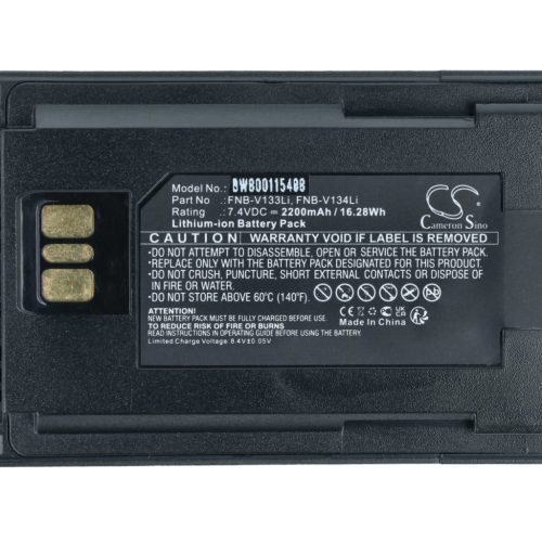 VHBW Rádió Akkumulátor AAJ67X001, AAJ68X001, AAK66X501 - 2200 mAh 7,4 V Li-Ion