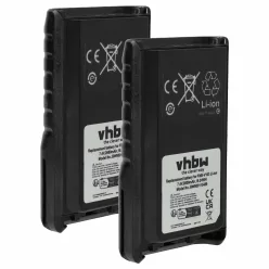   VHBW Radio Battery FNB-V103, FNB-V104, FNB-V103LI, FNB-V104LI - 2600 mAh 7.4 V Li-Ion