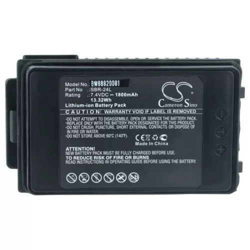 VHBW Radio Akku Yaesu SBR-24L - 1800 mAh 7,4 V Li-Ion