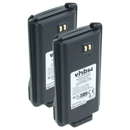 VHBW Radio Battery BL2001, BL1204 - 2000 mAh 7.4 V Li-Ion