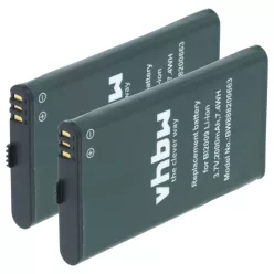 VHBW Radio Akku BL2009 - 2000 mAh 3,7 V Li-Ion