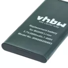 VHBW Radio Akku BL2009 - 2000 mAh 3,7 V Li-Ion