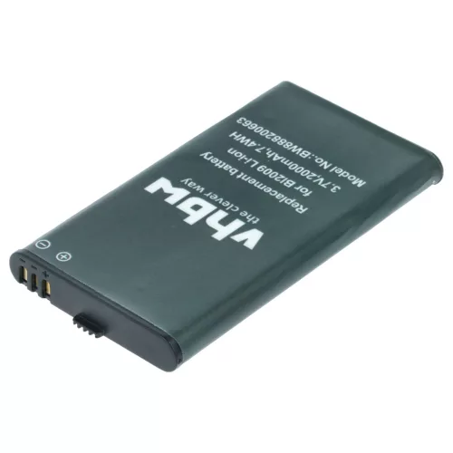 VHBW Radio Akku BL2009 - 2000 mAh 3,7 V Li-Ion