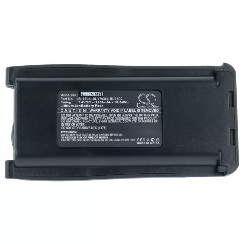 VHBW Radio Akku BL2102, BL1703Li, BL-2102Li, BH1801 - 2100 mAh 7,4 V Li-Ion