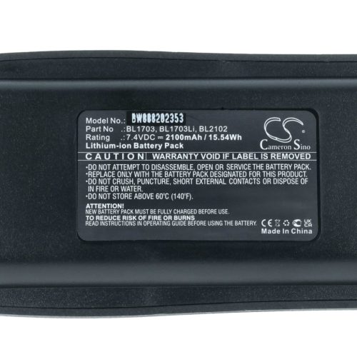 VHBW Radio Akku Hyt BL2102, BL1703Li, BL1703, BL-2102Li, BH1801 - 2100 mAh 7,4 V Li-Ion