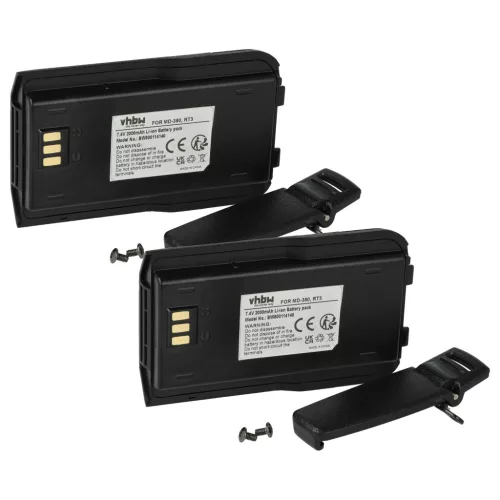 VHBW Radio Battery RT3 - 2000 mAh 7.4 V Li-Ion