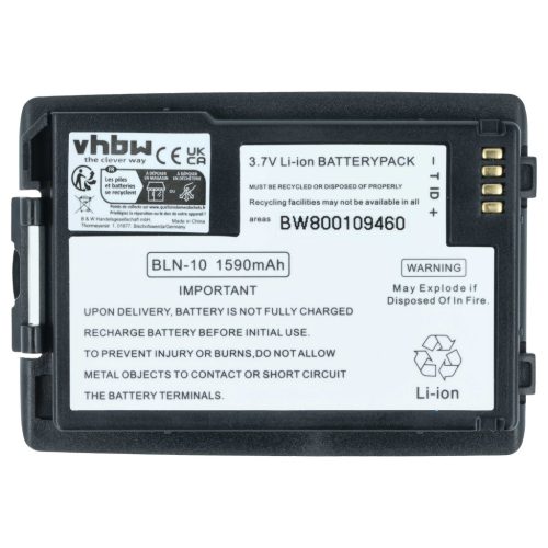 VHBW Radio Akku EADS HT9980AA, BLN-10 - 1590 mAh 3,7 V Li-Ion