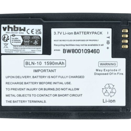 VHBW Radio Akku EADS HT9980AA, BLN-10 - 1590 mAh 3,7 V Li-Ion