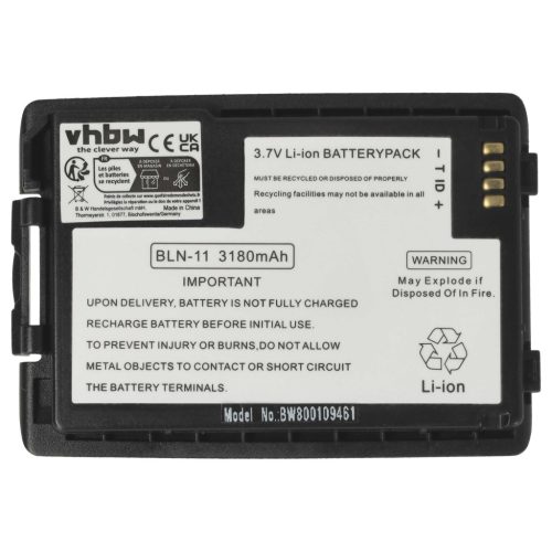 VHBW Radio Akku EADS HT9980AA, BLN-11 - 3180 mAh 3,7 V Li-Ion